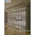 Transparante vouwdeur van polycarbonaat